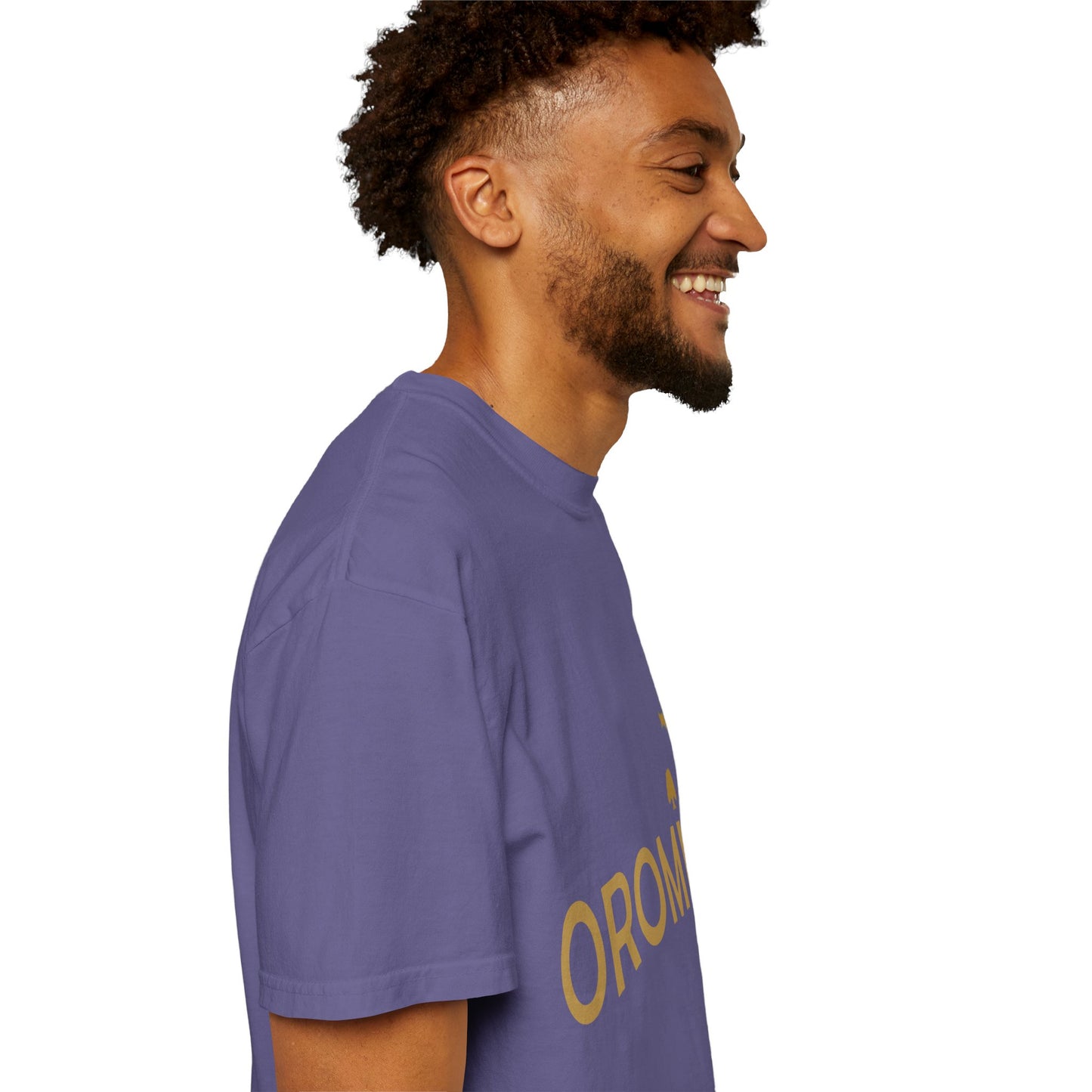 Unisex Garment-Dyed T-Shirt with 'OROMIA' Design - Comfortable Casual Wear for Cultural Pride & Everyday Style