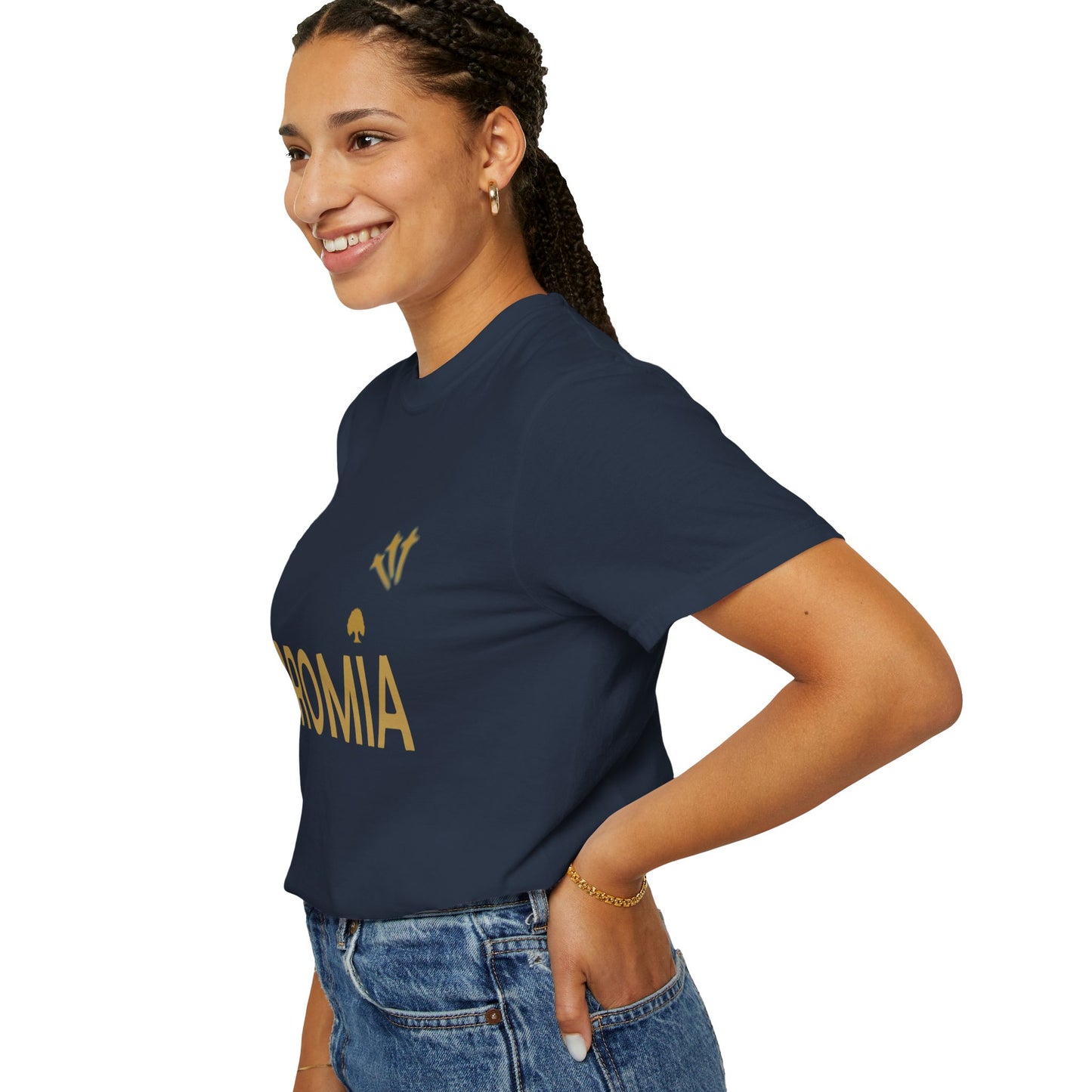 Unisex Garment-Dyed T-Shirt with 'OROMIA' Design - Comfortable Casual Wear for Cultural Pride & Everyday Style