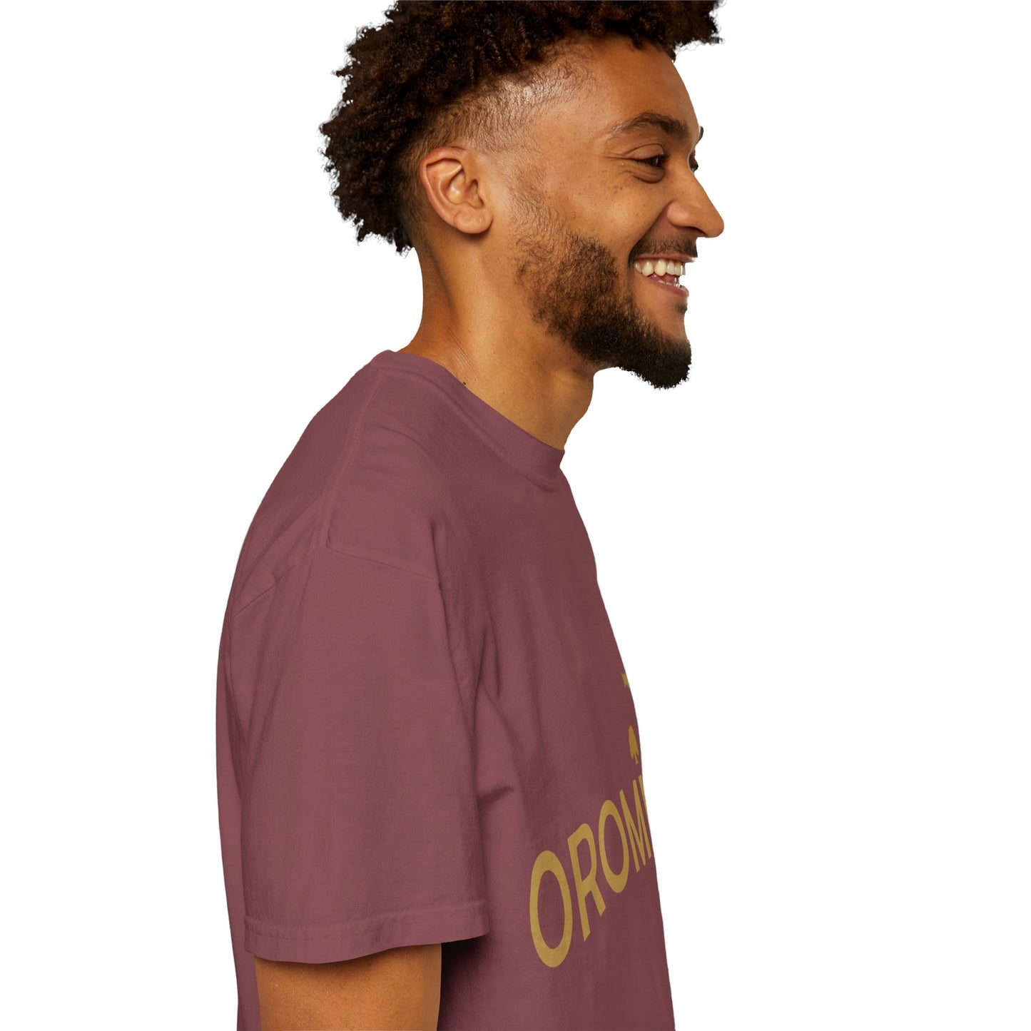 Unisex Garment-Dyed T-Shirt with 'OROMIA' Design - Comfortable Casual Wear for Cultural Pride & Everyday Style
