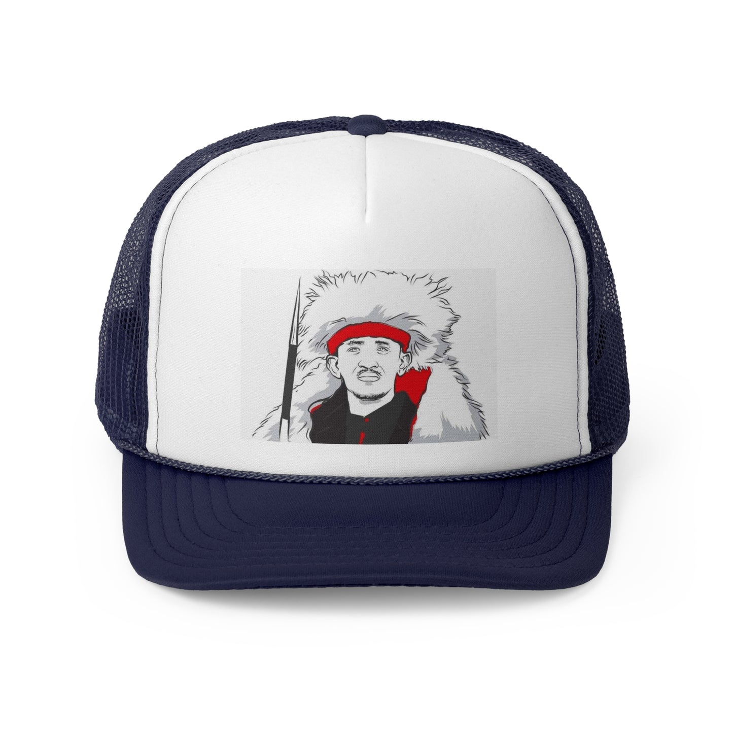 Vintage Trucker Cap with Bold Hachalu Hundessa Graphic Design