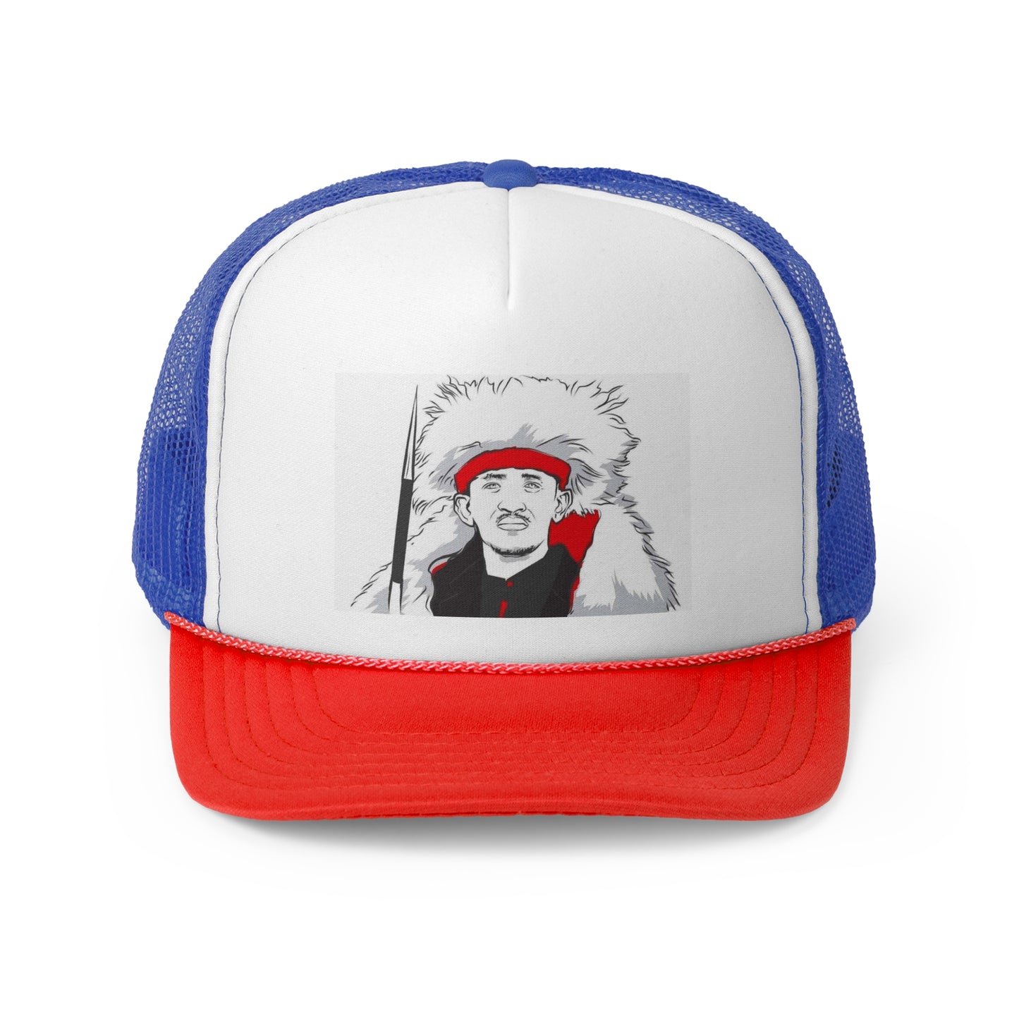 Vintage Trucker Cap with Bold Hachalu Hundessa Graphic Design
