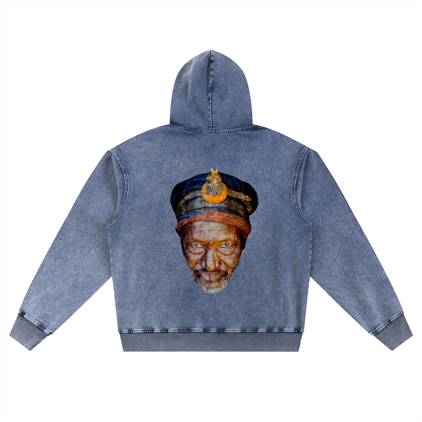 Snow Wash Oversized Hoodie