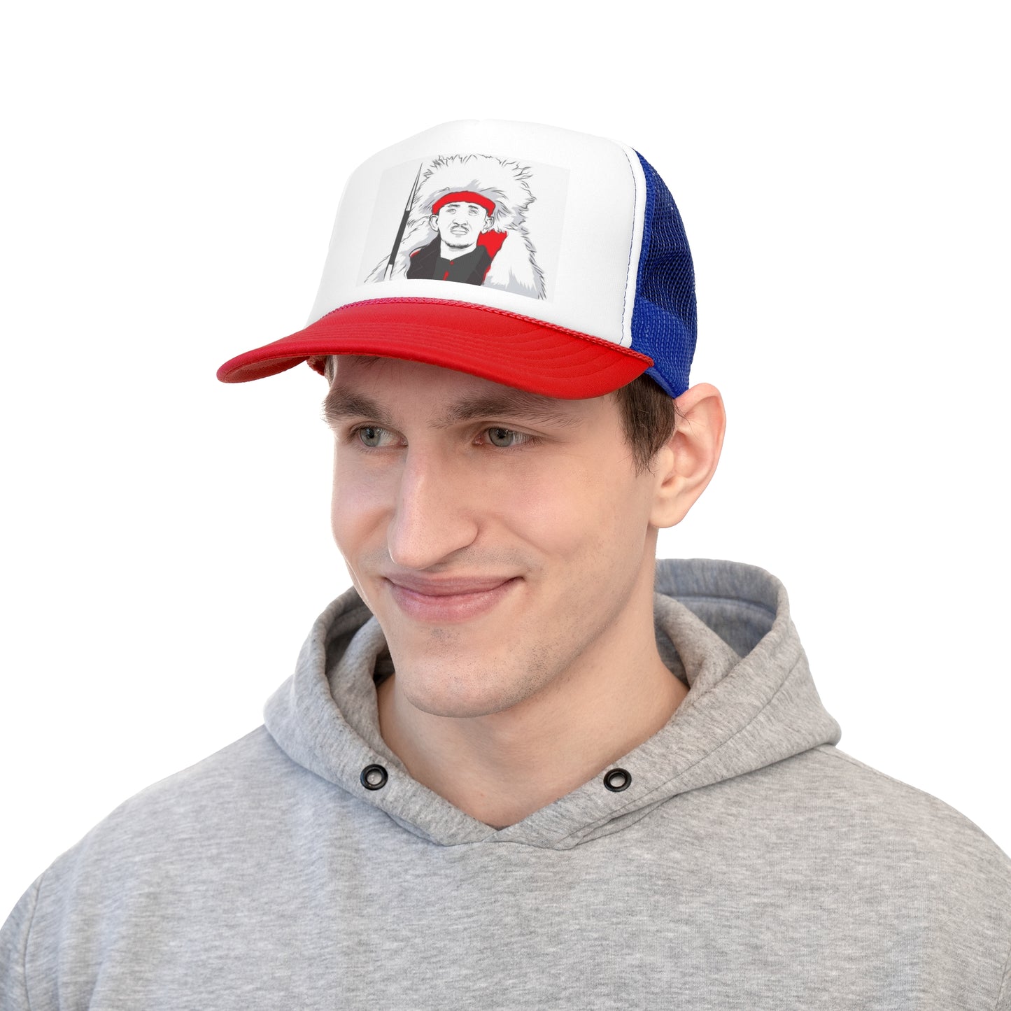 Vintage Trucker Cap with Bold Hachalu Hundessa Graphic Design