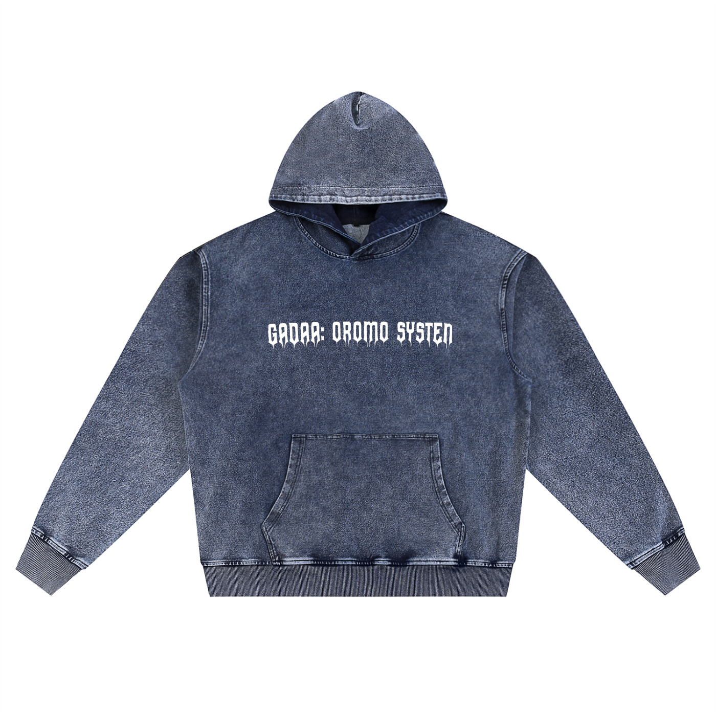 Snow Wash Oversized Hoodie