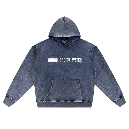 Snow Wash Oversized Hoodie