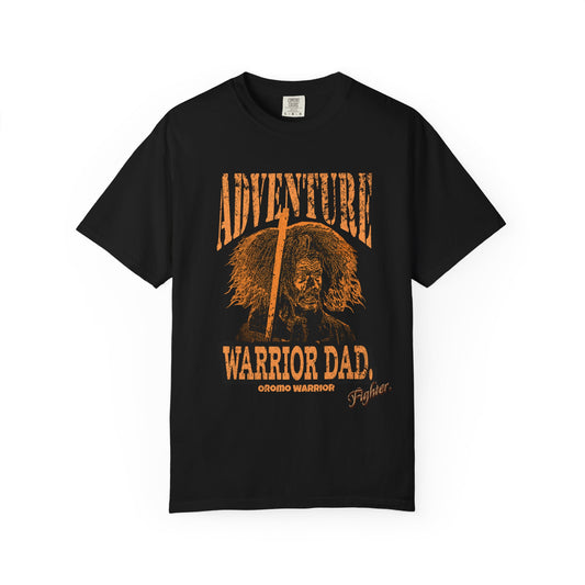 Adventure Warrior Dad T-Shirt — Vintage Skull & Sword Father’s Day Tee