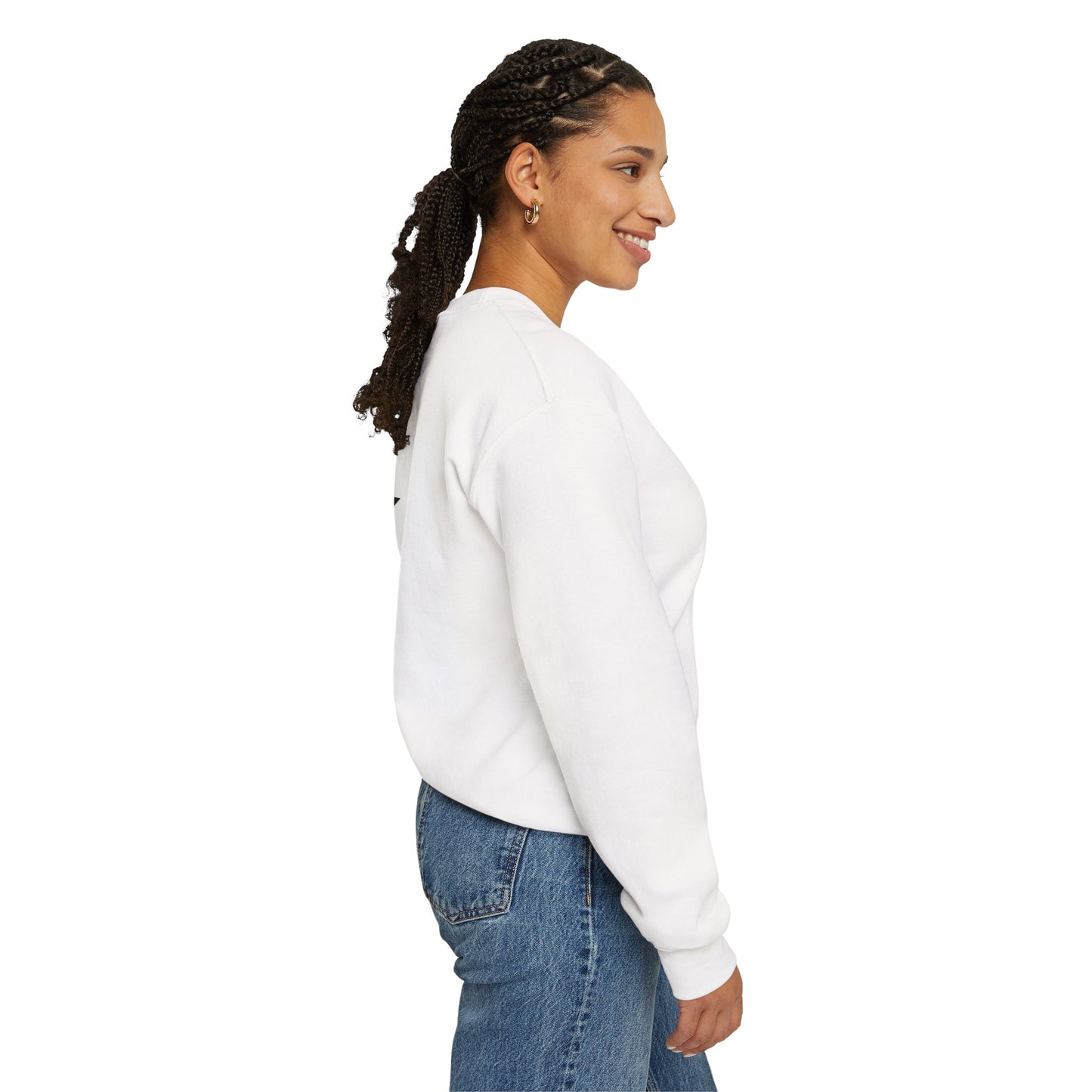 Unisex Heavy Blend™ Crewneck Sweatshirt - Qubee Koo with Alphabet & Stars Design