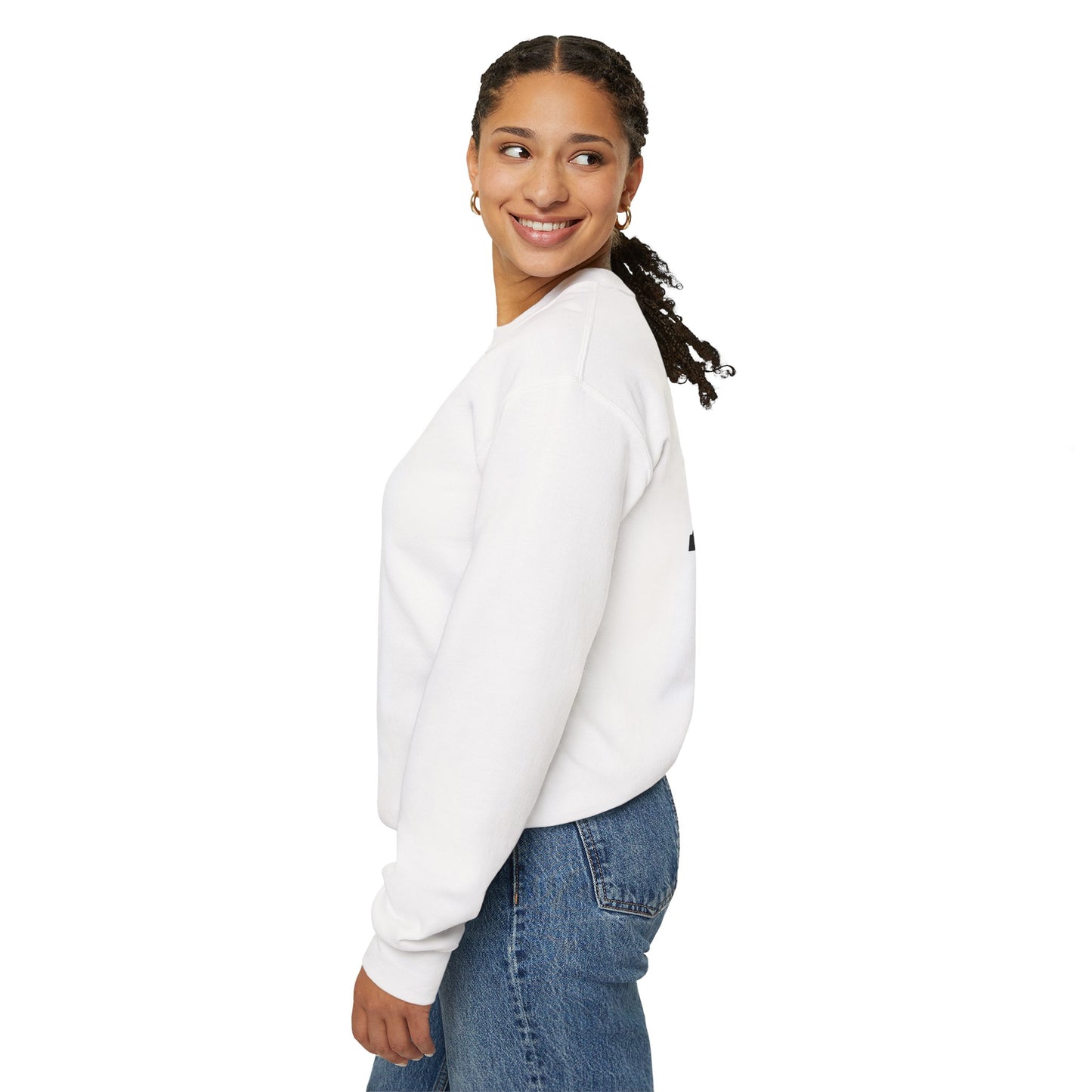 Unisex Heavy Blend™ Crewneck Sweatshirt - Qubee Koo with Alphabet & Stars Design