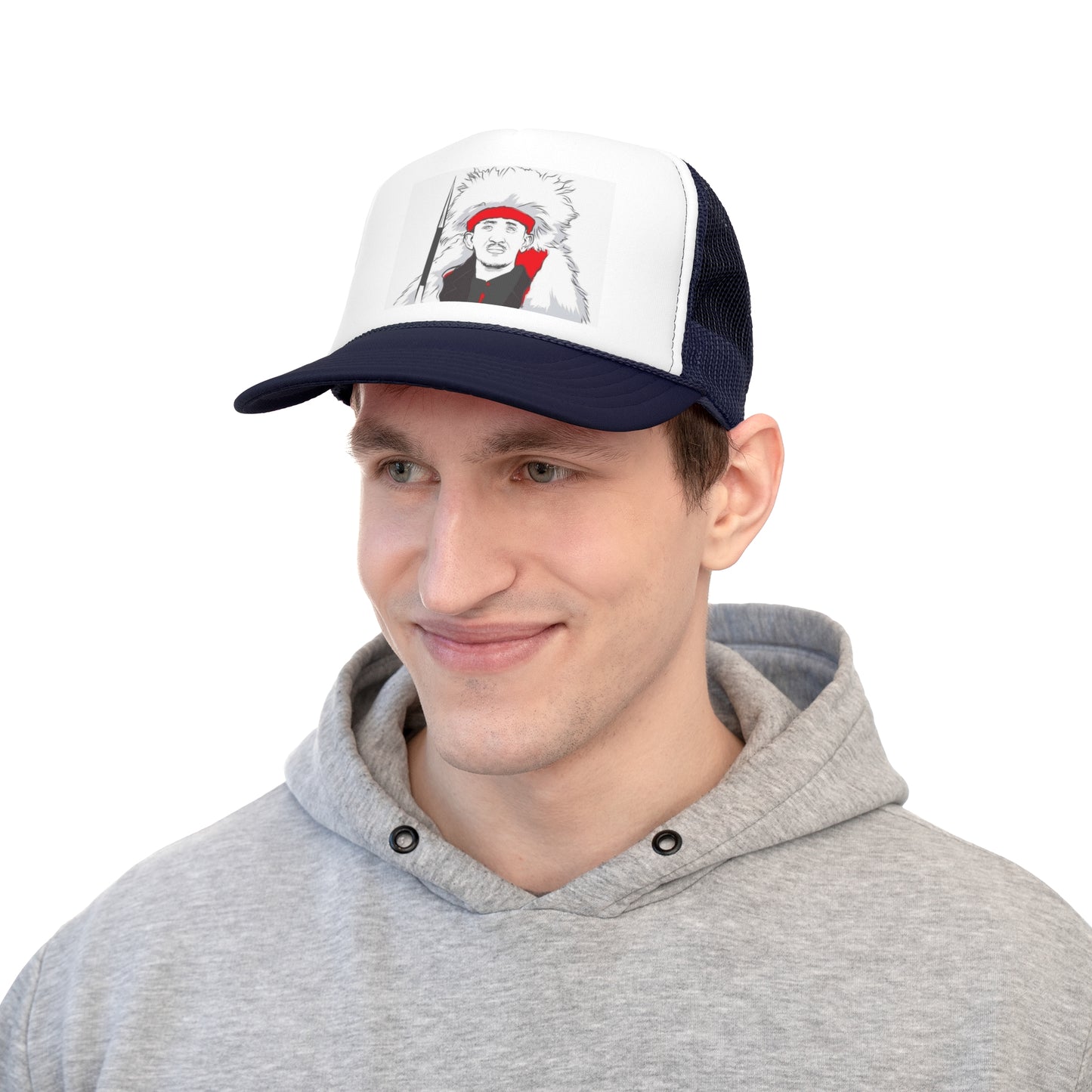 Vintage Trucker Cap with Bold Hachalu Hundessa Graphic Design