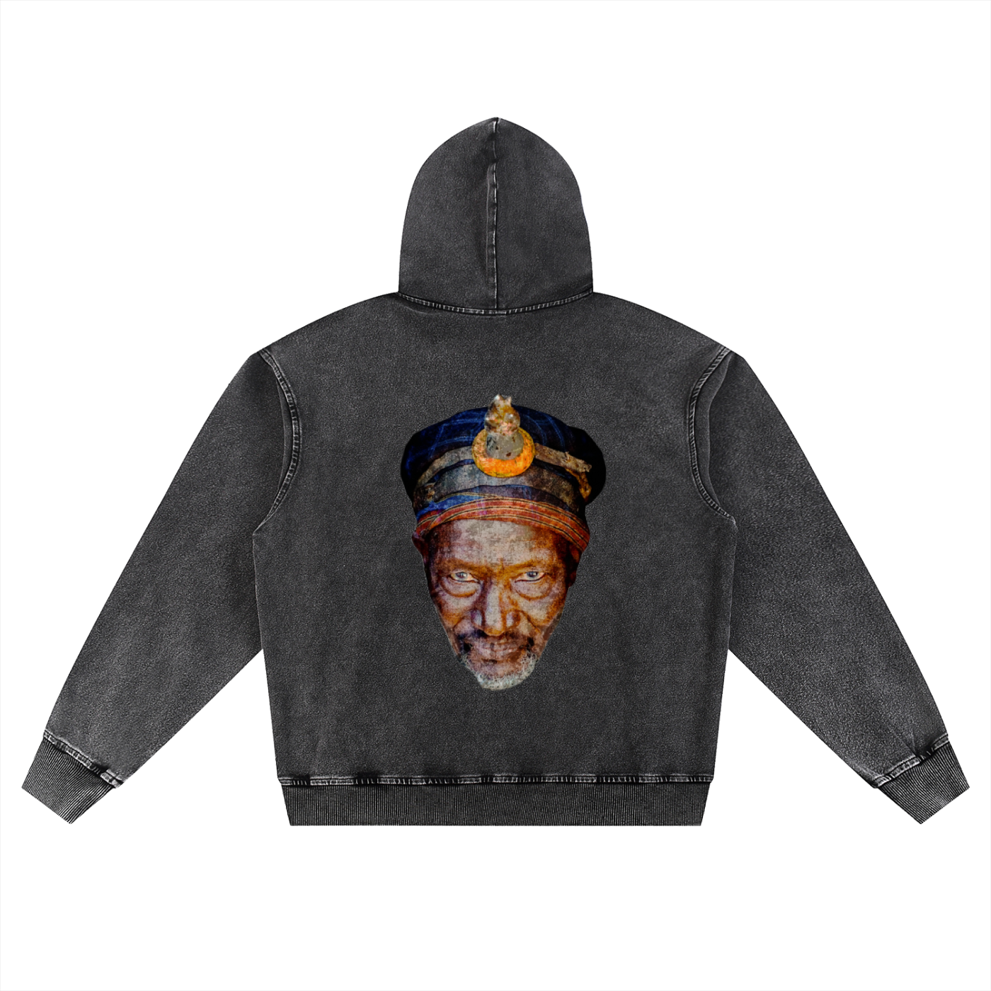 Snow Wash Oversized Hoodie