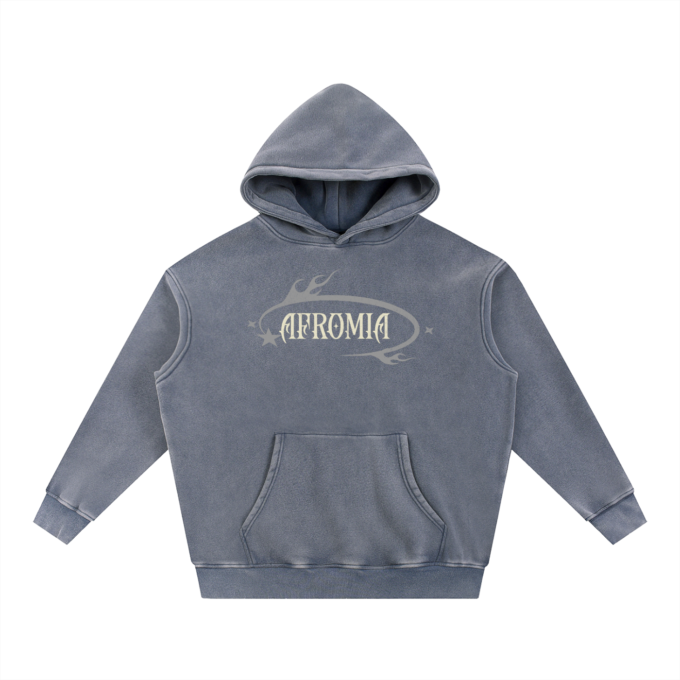 Snow Wash Fleece Oversize Hoodie